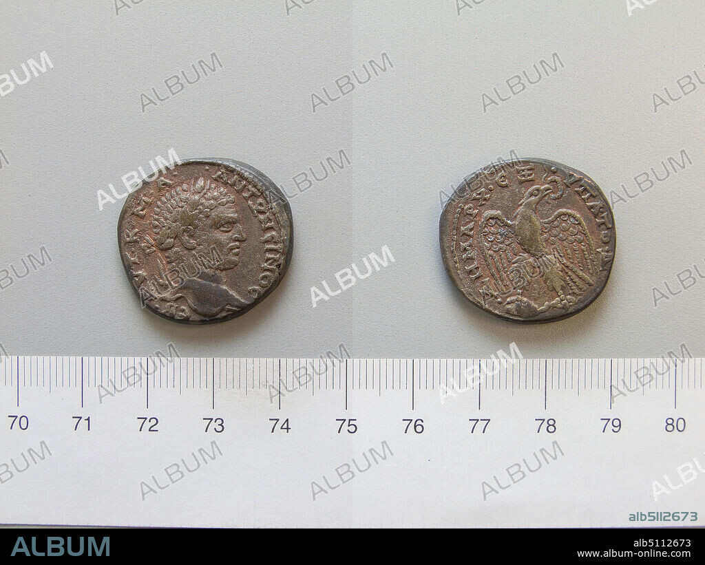 Ruler: Caracalla, Roman Emperor, A.D. 188217, ruled A.D. 198217, Mint: Antioch, Tetradrachm of Caracalla, Roman Emperor from Antioch, 21317, Silver, 13.50 g, 12:00, 26 mm, Made in Antioch, Syria, Excavated in Dura-Europos, Roman, 3rd century A.D., Numismatics.