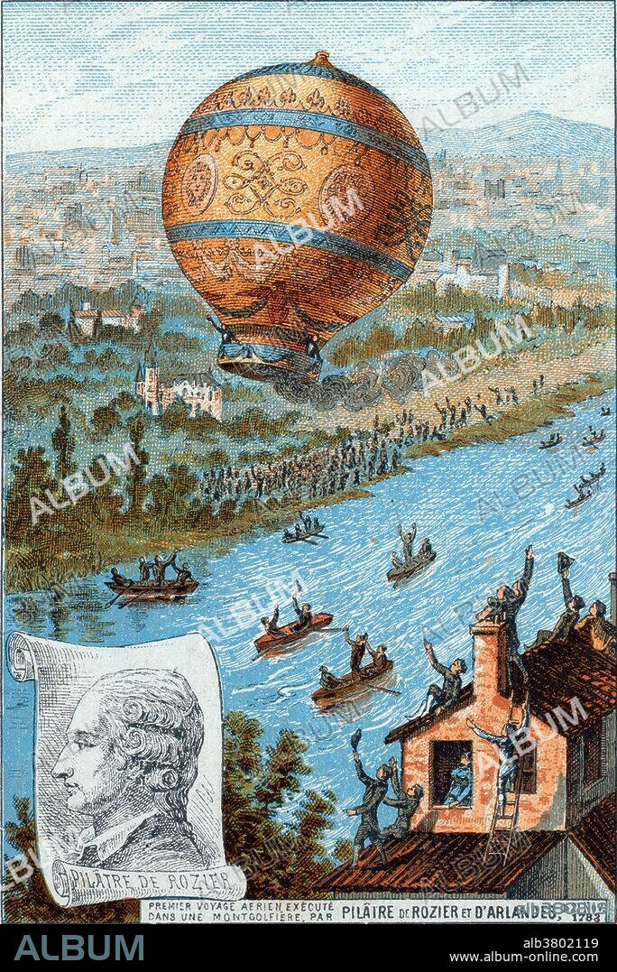 First Untethered Balloon Flight, 1783