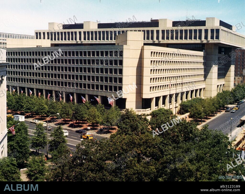 The J. Edgar Hoover Building is a high-rise office building located at 935 Pennsylvania Avenue NW in Washington, D.C., in the United States. It is the headquarters of the Federal Bureau of Investigation.