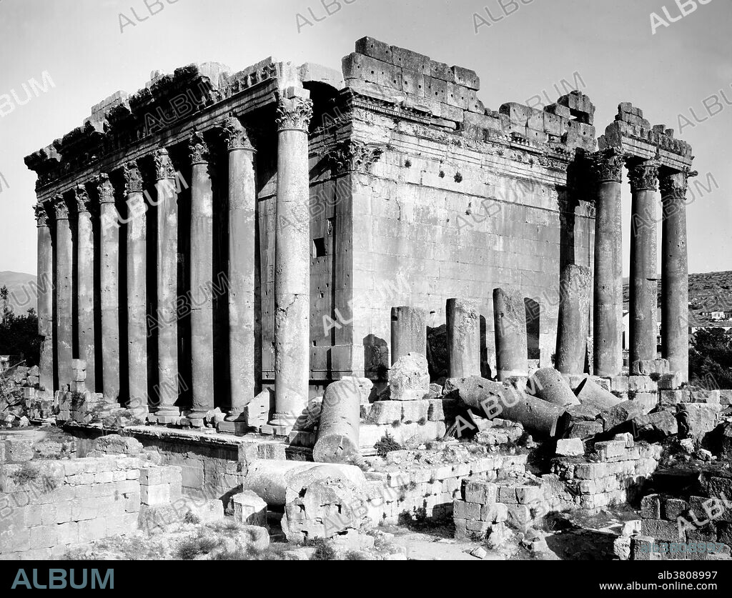 Temple of Bacchus, Baalbek, Early 20th Century