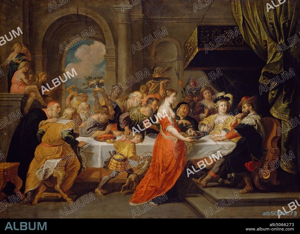 The Feast of Herod, 1640-1690 After: Sir Peter Paul Rubens, Oil Painting, Religion, Religion, Christian, Religion, Saint, Bible, Salome, Bible, Herod, Bible, St John the Baptist.