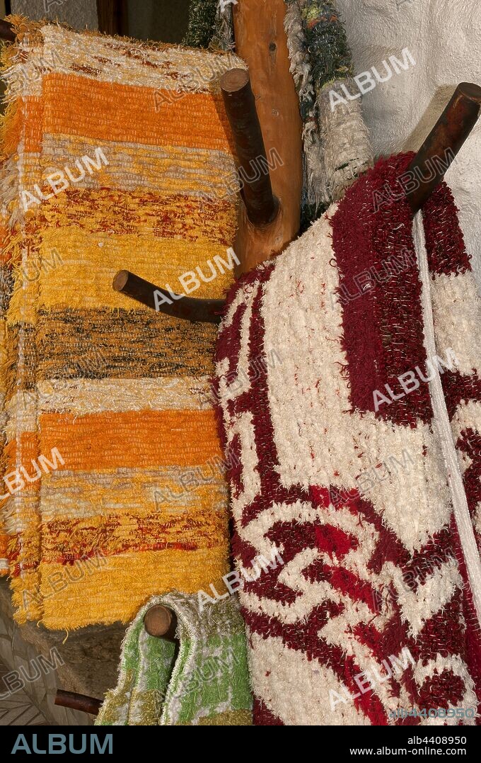 Craft shop-typical Jarapas, Lanjaron, Granada-province, Spain, Europe.