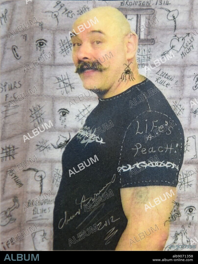 Charles Arthur Salvador (born 1952), better known as Charles Bronson, British criminal who has been referred to in the British press as the "most violent prisoner in Britain" and "Britain's most notorious prisoner". He has spent periods detained in the Rampton, Broadmoor and Ashworth high-security psychiatric hospitals. Upon his release in 1987, he began a bare-knuckle boxing career in the East End of London. His promoter thought he needed a more suitable name and suggested he change it to Charles Bronson in 1987, after the American actor.