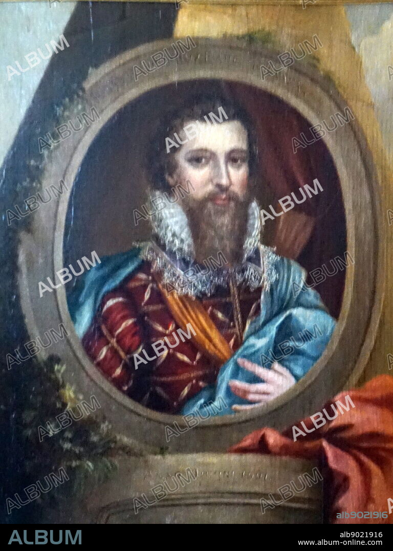 Portrait of Robert Devereux, 2nd Earl of Essex (1566-1601)an English nobleman and a favourite of Elizabeth I. Dated 16th Century.