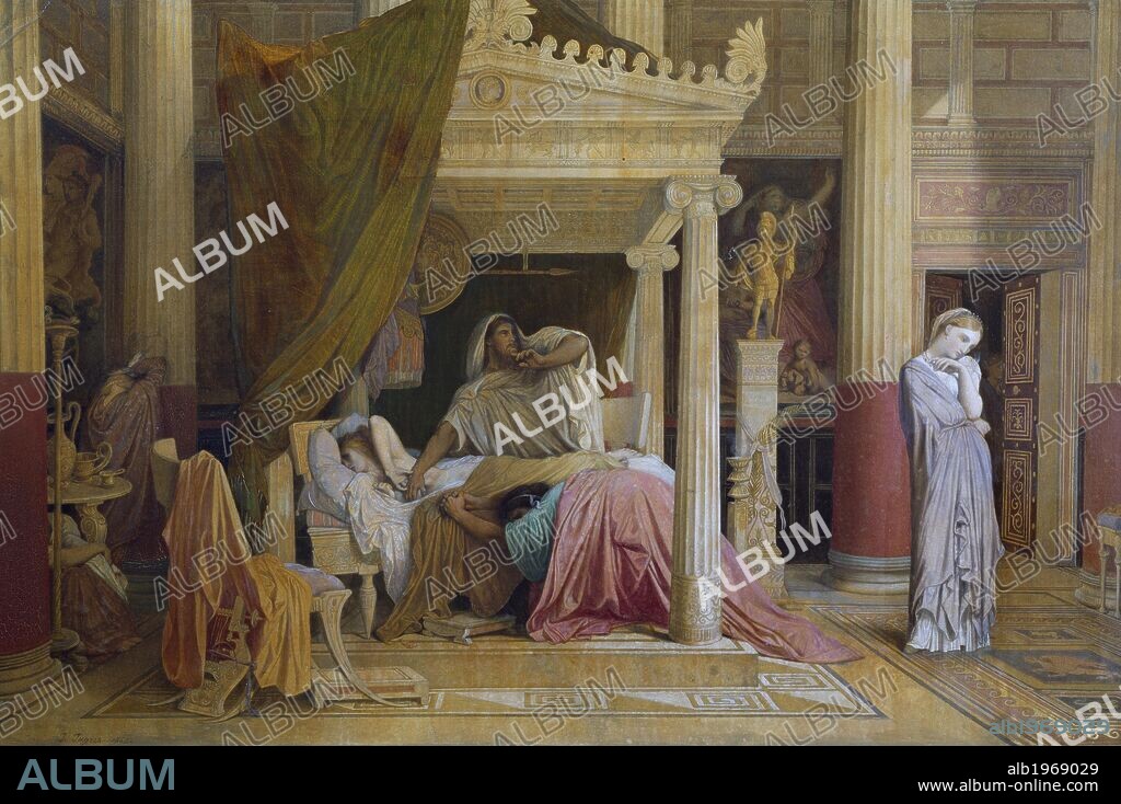 Stratonice or Antiochus' illness, by Jean Auguste Dominique Ingres (1780-1867).