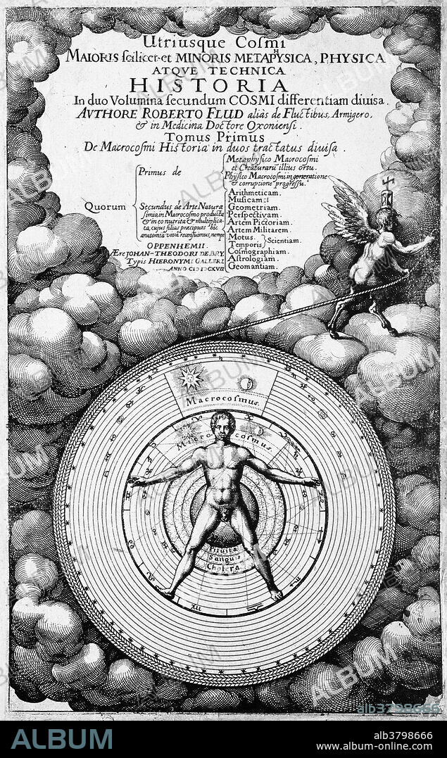 Robert Fludd's Book on Metaphysics, 1617