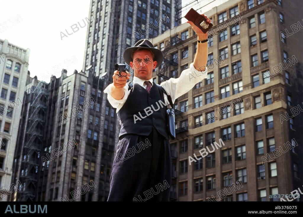 KEVIN COSTNER en LOS INTOCABLES DE ELLIOT NESS, 1987 (THE UNTOUCHABLES), dirigida por BRIAN DE PALMA. Copyright PARAMOUNT PICTURES.