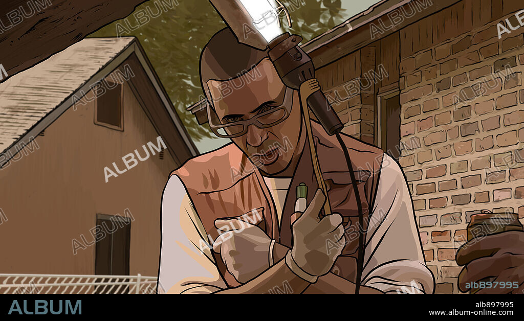 A SCANNER DARKLY, 2006, unter der Regie von RICHARD LINKLATER. Copyright WARNER INDEPENDENT PICTURES.