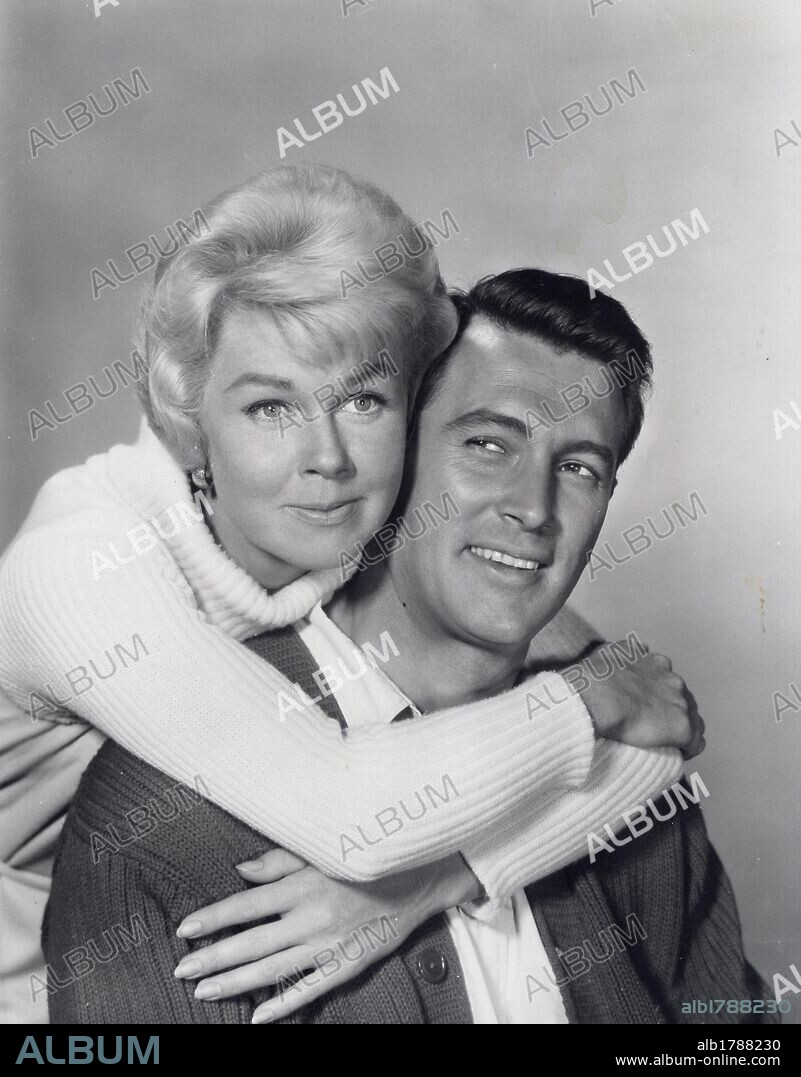 DORIS DAY y ROCK HUDSON en CONFIDENCIAS A MEDIANOCHE, 1959 (PILLOW TALK), dirigida por MICHAEL GORDON. Copyright UNIVERSAL PICTURES.