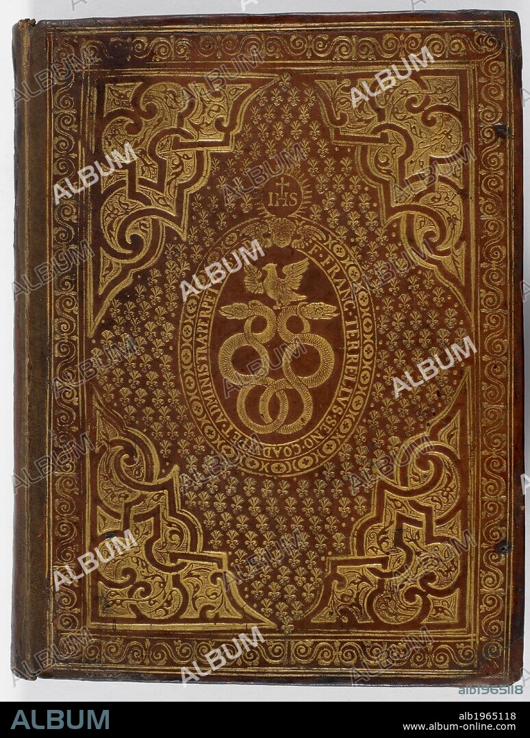 John Chrysostom writings. . Î’Î¹Î²Î»Î¹Î¿Î½ Ï„Î¿Ï… ÎµÌ“Î½ Î±Ì”Î³Î¹Î¿Î¹Ï‚ Ï€Î±Ï„ÏÎ¿Ï‚ Î·Ì”Î¼Ï‰Î½ Î™Ì“Ï‰Î±Î½Î½Î¿Ï…. 1603. Binding. Source: c.47.d.18 front binding. Language: Greek.