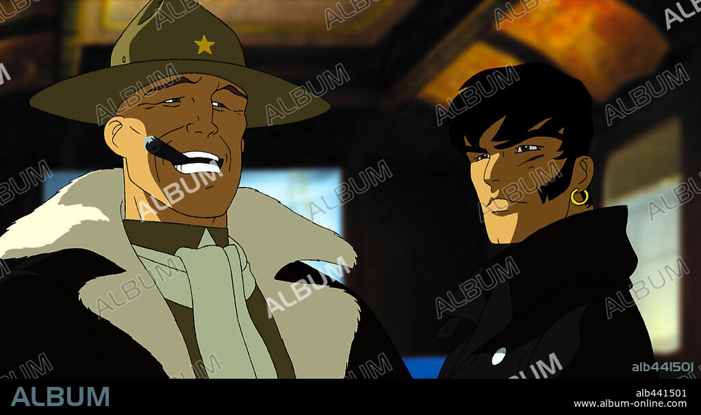 CORTO MALTÉS: LA PELICULA, 2002 (CORTO MALTESE: LA COUR SECRETE DES ARCANES), dirigida por PASCAL MORELLI. Copyright MK2 PRODUCTIONS.