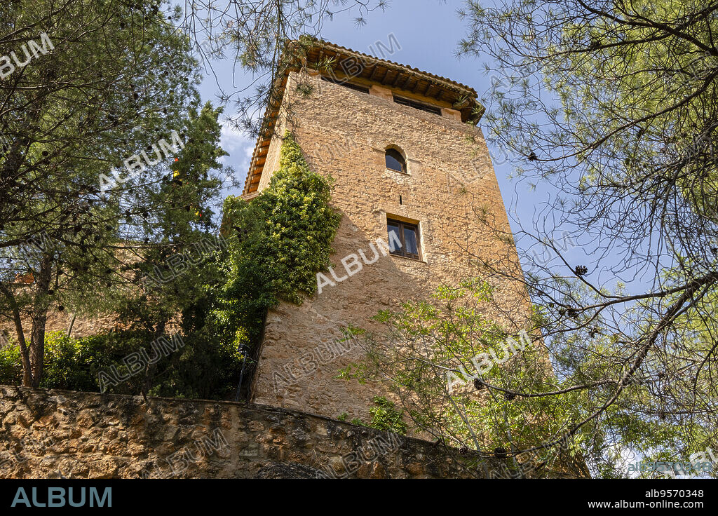 castillo del siglo XI, Hotel en Arcos de Jalón, Somaén, valle del rio Jalon, Soria, comunidad autónoma de Castilla y León, Spain, Europe.