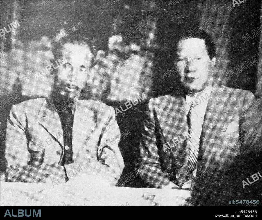 Japan surrendered to the Allies in August 1945, and the Vietminh under the leadership of H? Chí Minh attempted to take power in a free Vietnam. H? was able to persuade Bao Dai to abdicate on 25 August 1945, handing power over to the Vietminh — an event which greatly enhanced H?'s legitimacy in the eyes of the Vietnamese people. Bao Dai was appointed 'supreme advisor' to H?'s Democratic Republic of Vietnam in Hanoi, which asserted its independence on 2 September 1945, but was ousted by the French in November 1946, leading directly to the First Indochina War and to French defeat at Dien Bien Phu in 1954.