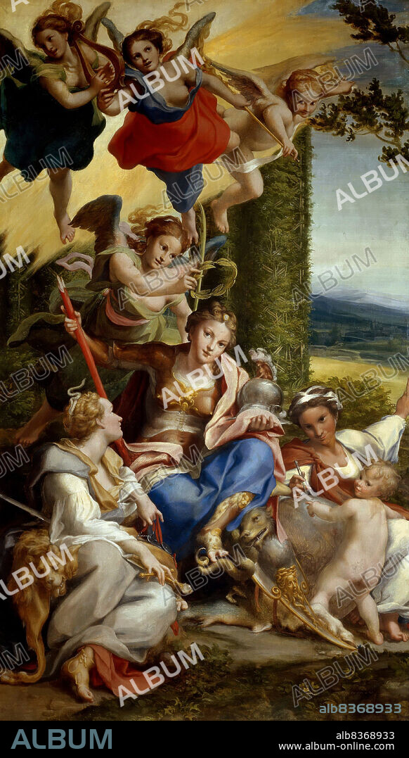 CORREGGIO. Allegory of Virtues.