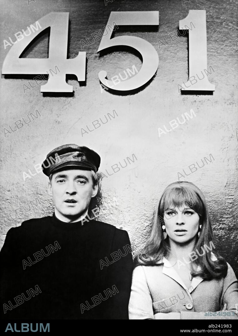 JULIE CHRISTIE und OSKAR WERNER in FAHRENHEIT 451, 1966, unter der Regie von FRANCOIS TRUFFAUT. Copyright ANGLO ENTERPRISE-VINEYARD-RANK/UNIVERSAL.