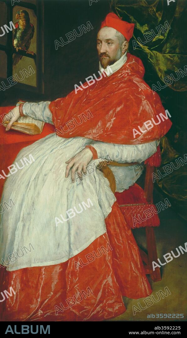 EL GRECO. Portrait of Charles de Guise, Cardinal de Lorraine (1524-1574).