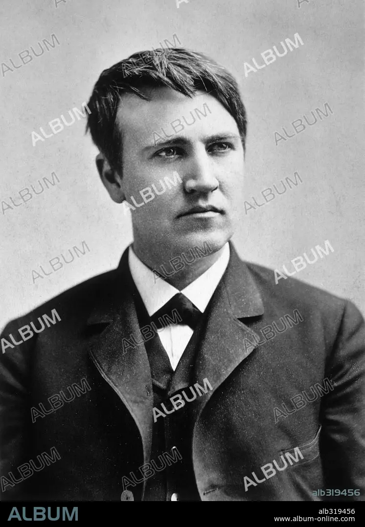 Thomas Edison, American inventor. 1880. - Album alb319456