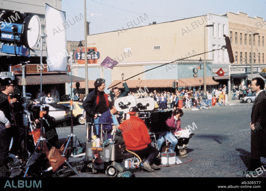 BILL MURRAY en ATRAPADO EN EL TIEMPO, 1993 (GROUNDHOG DAY), dirigida por HAROLD RAMIS. Copyright COLUMBIA TRI STAR.