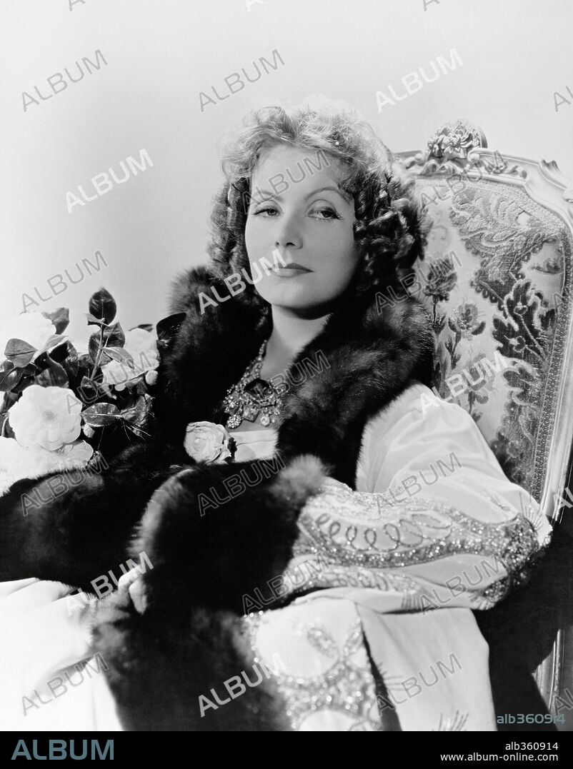 GRETA GARBO en MARGARITA GAUTIER, 1936 (CAMILLE), dirigida por GEORGE CUKOR. Copyright M.G.M.