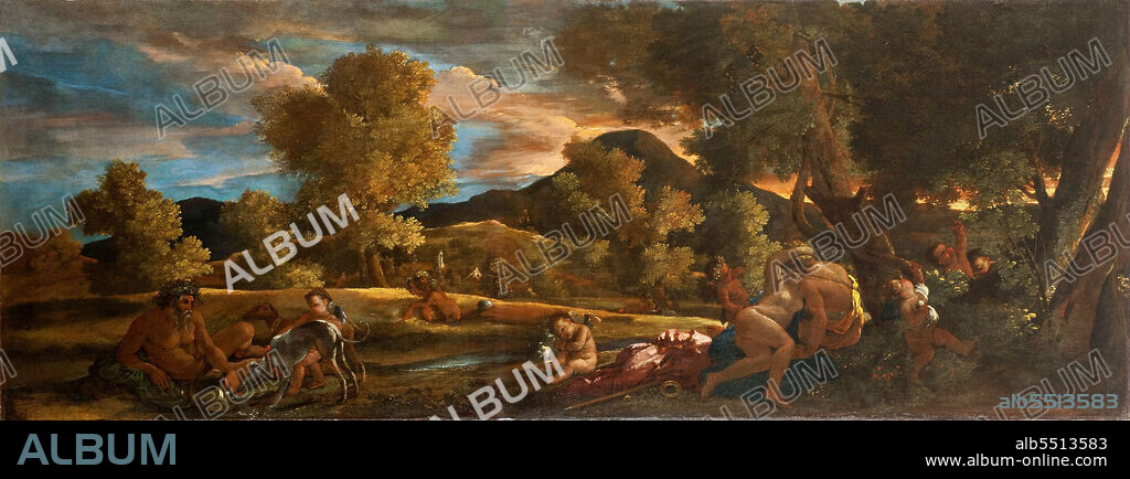 NICOLAS POUSSIN. Venus and Adonis.