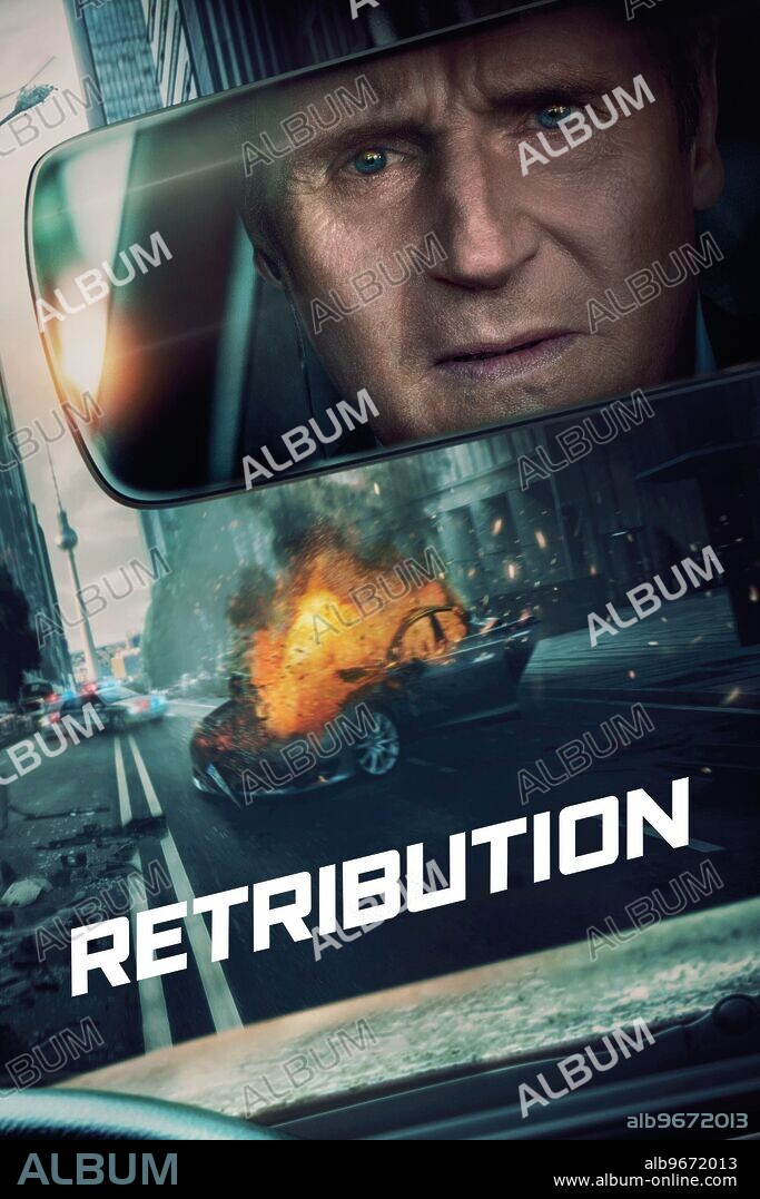Poster de RETRIBUTION, 2023, dirigida por NIMROD ANTAL. Copyright STUDIO CANAL.
