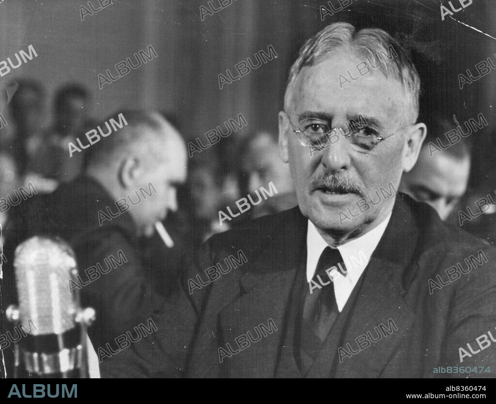 Secretary Of War: Roosevelt's man Henry Stimson. May 2, 1947. (Photo by William C. Shrout).
