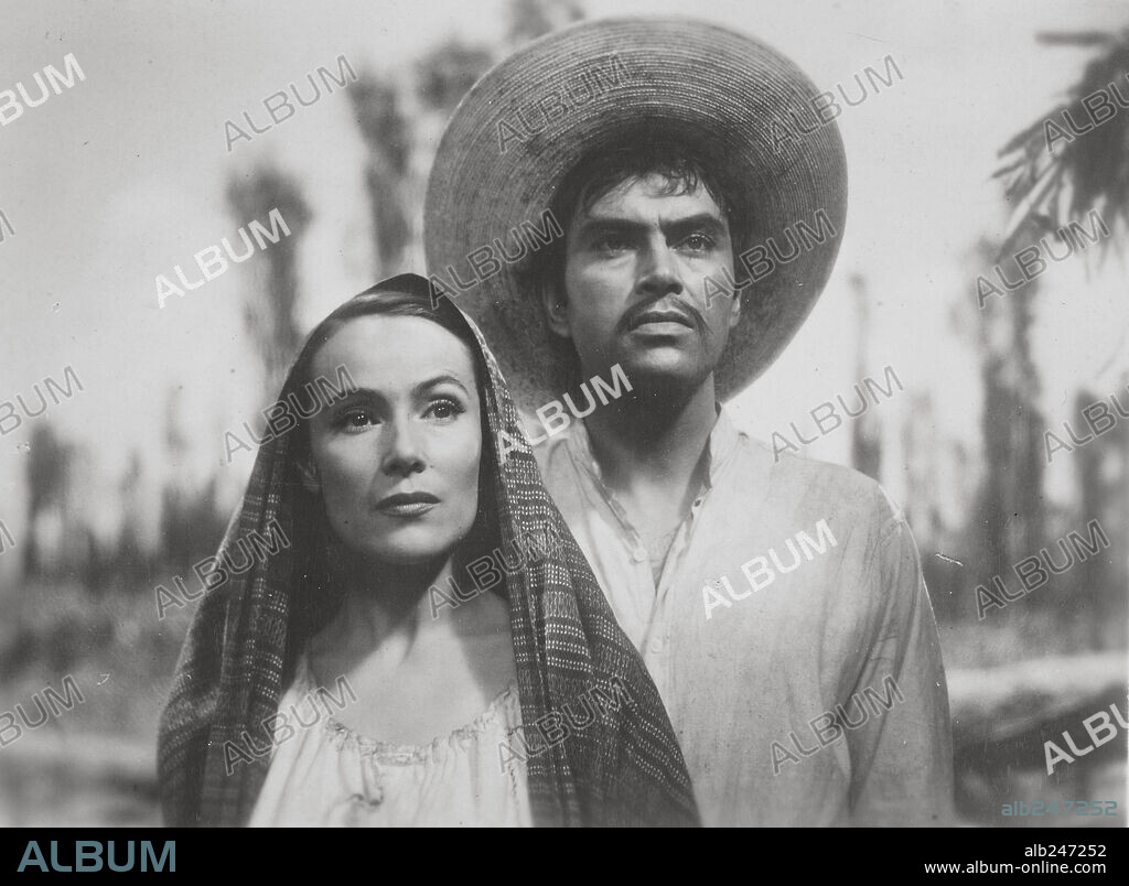 DOLORES DEL RIO and PEDRO ARMENDARIZ in PORTRAIT OF MARIA, 1944, directed by EMILIO FERNANDEZ.