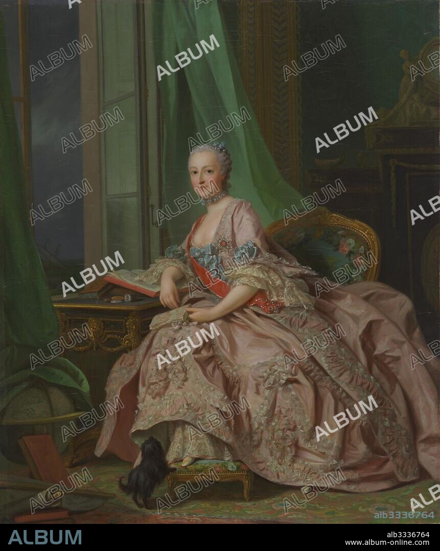 ALEXANDER ROSLIN. Anastasia Ivanovna, Princess of Hesse-Homburg (1700-1755), née Countess Trubetskaya.