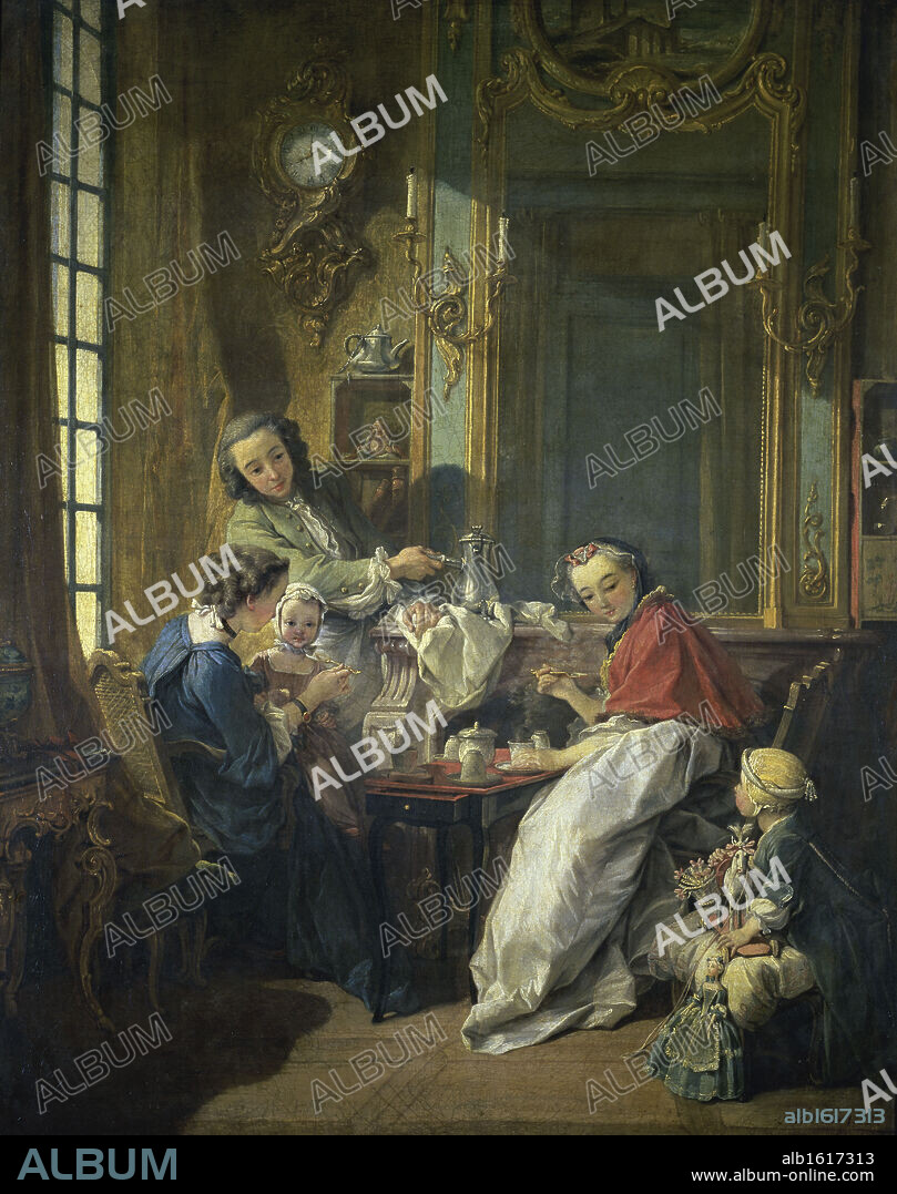 FRANÇOIS BOUCHER. The Lunch   1739   Francois Boucher (1703-1770/French)   Musee du Louvre, Paris.