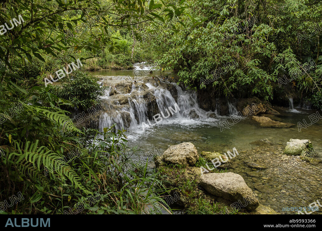 pozas de Ha' Kok , Río Tortuga, Lancetillo - La Parroquia, Franja Transversal del Norte , departamento de Quiché, Guatemala.