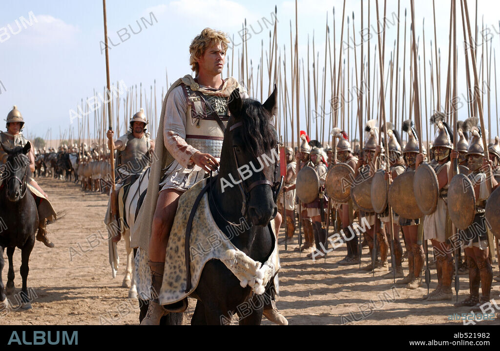 COLIN FARRELL en ALEJANDRO MAGNO [ALEXANDER], 2004 (ALEXANDER), dirigida por OLIVER STONE. Copyright WARNER BROS. / BUITENDIJK, JAAP.