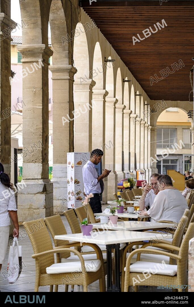 cafe Ciutat, Inca, Mallorca, balearic islands, spain, europe.