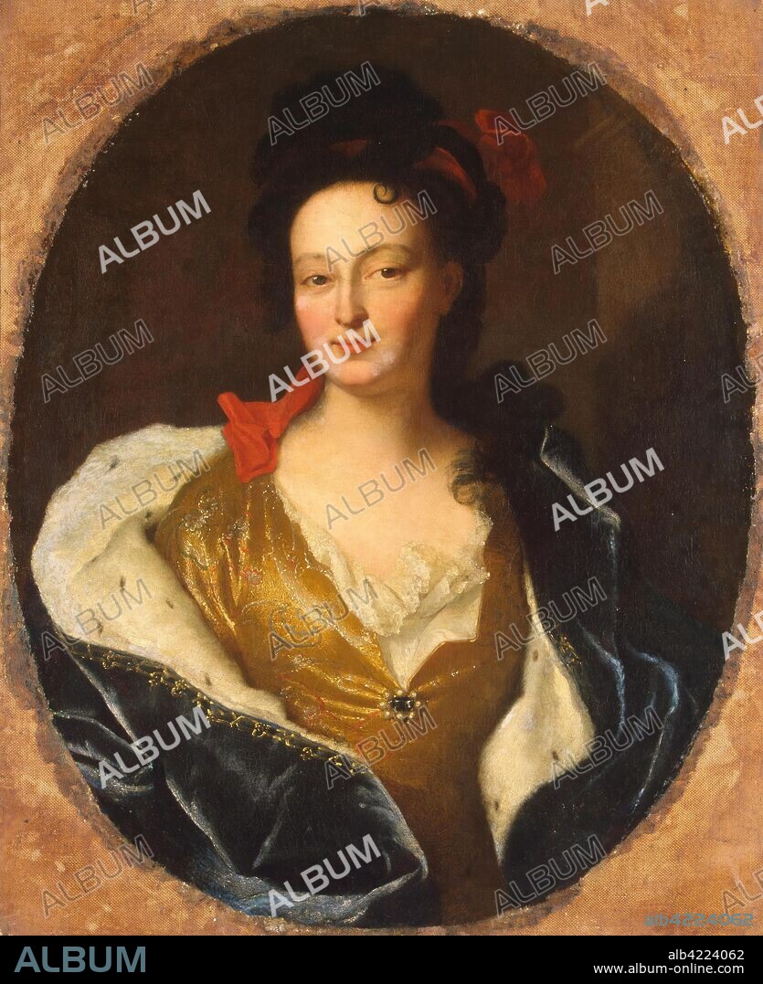 HYACINTHE RIGAUD (WORKSHOP). 'Portrait of Anastasia Ye. Matveeva'. France, 1706. Dimensions: 80,5x60 xm.