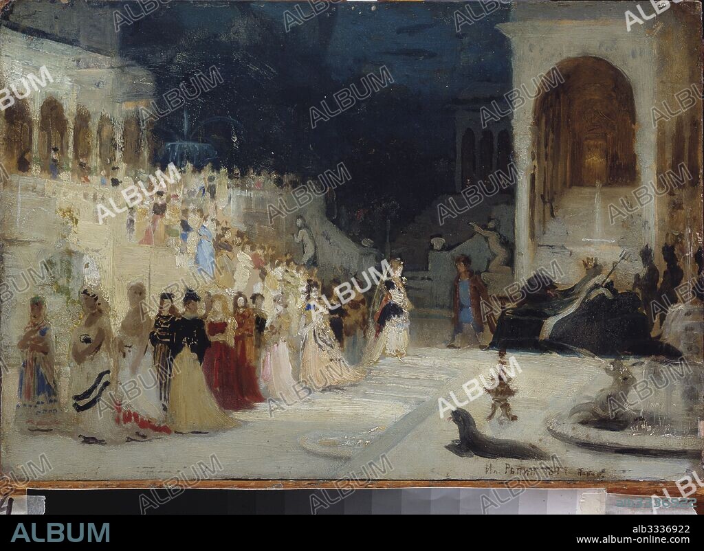 ILIA EFIMOVITCH REPINE (PEINTRE). Stage design for the opera Sadko by N. Rimsky-Korsakov.