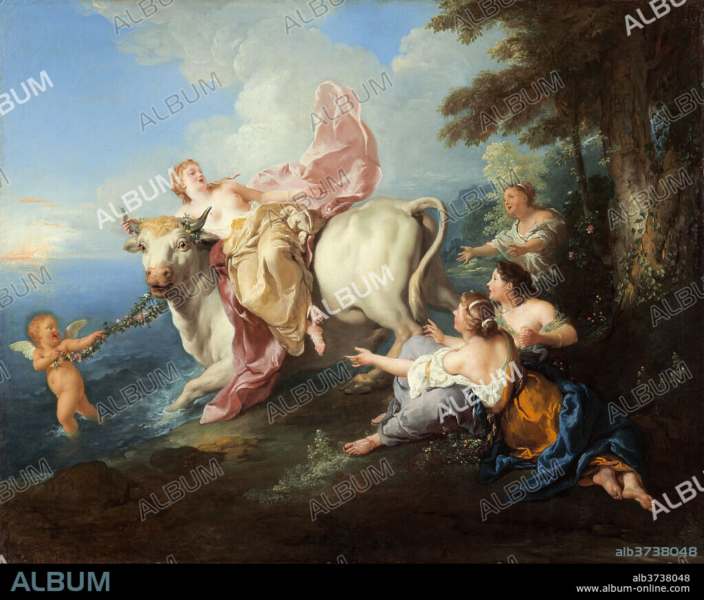 JEAN FRANCOIS DE TROY. The Abduction of Europa. Dated: 1716. Dimensions: overall: 65.7 x 82.2 cm (25 7/8 x 32 3/8 in.). Medium: oil on canvas.
