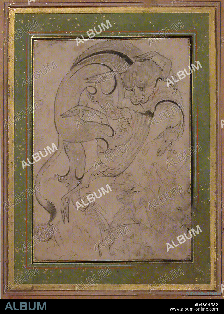 Lion Attacking an Antelope, second half 16th century.