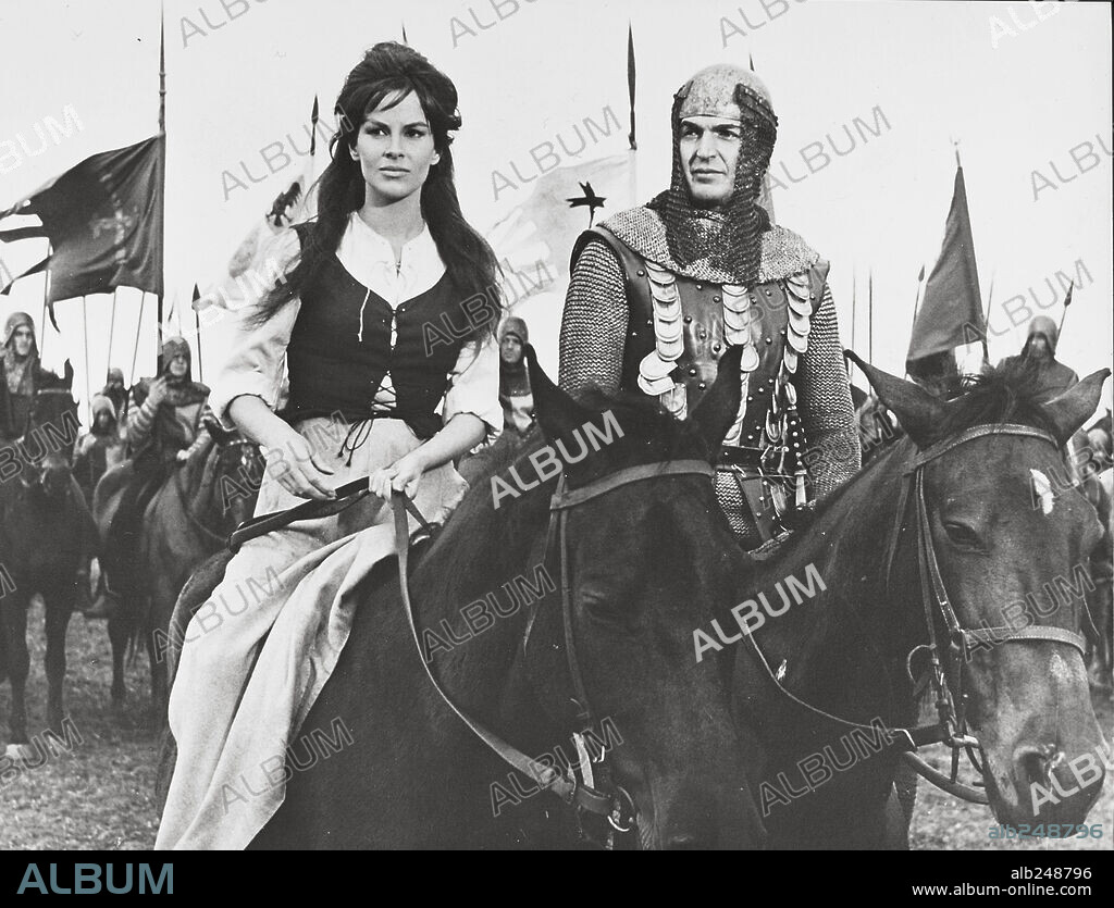 ANITA EKBERG en LOS MONGOLES, 1961 (I MONGOLI), dirigida por ANDRE DE TOTH. Copyright ROYAL FILMS/COLUMBIA.