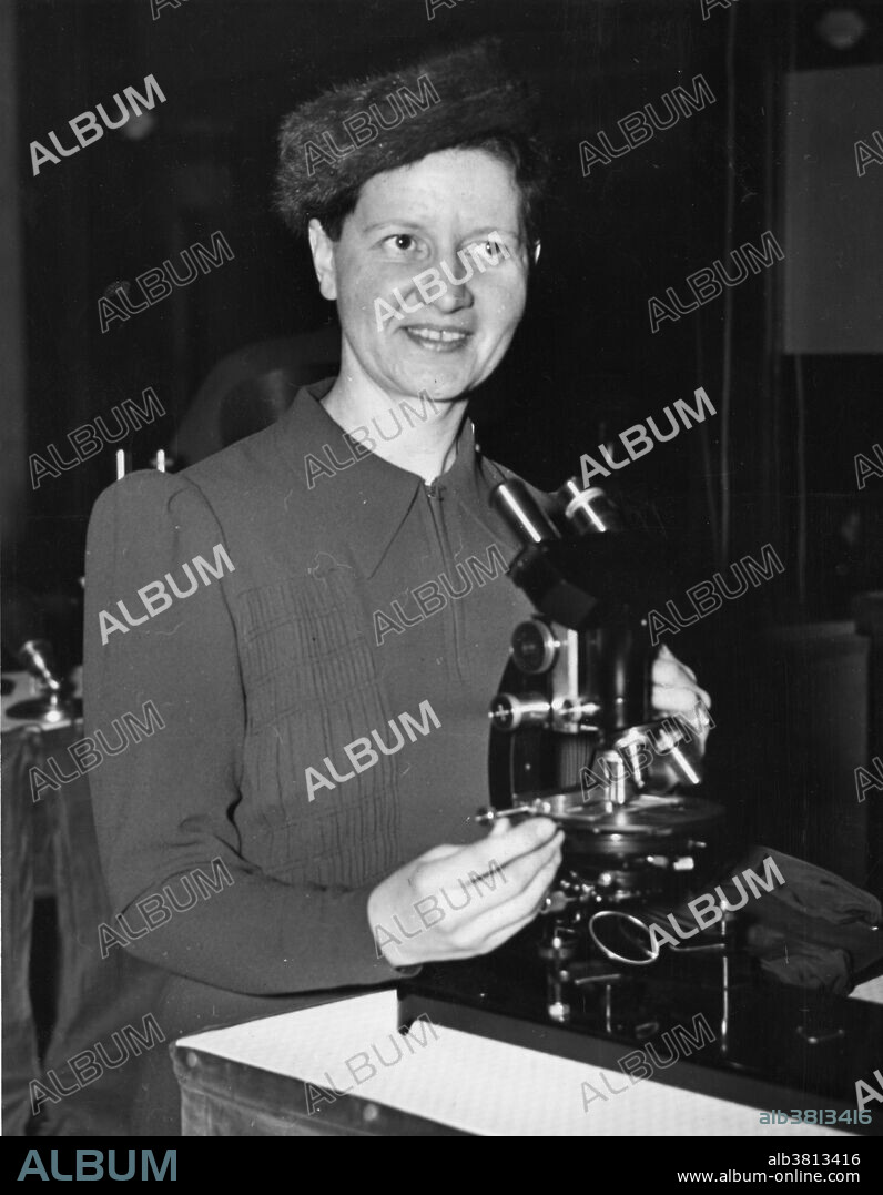 Farr sitting in lab with microscope. Wanda Margarite Kirkbride Farr (January 9, 1895 - 1983) was an American botanist known for her discovery of the mechanism by which cellulose is formed in the walls of plant cells. She worked as a researcher at the Barnard Skin and Cancer Clinic where she performed microscopy on live animal and plant cell cultures. When her husband died in 1928 she began research related to her late husband's work studying the growth of root hairs in plants. She became Director of the Cellulose Laboratories at the Boyce Thompson Institute for Plant Research, doing pioneering work on cellulose synthesis and plastids. She discovered that cellulose-manufacturing plastids do exist in the protoplasm of the cell, but that such plastids had been invisible because they have a light refractive index similar to that of the protoplasm in which they are located. She made the plastids visible in cotton cells by mounting the cells in a new bath derived from the juices of the cotton plant rather than in water, which had been used previously. In 1956, she established her own laboratory, Farr Cytochemistry Lab, in Nyack, New York. She died in 1983 at the age of 88.
