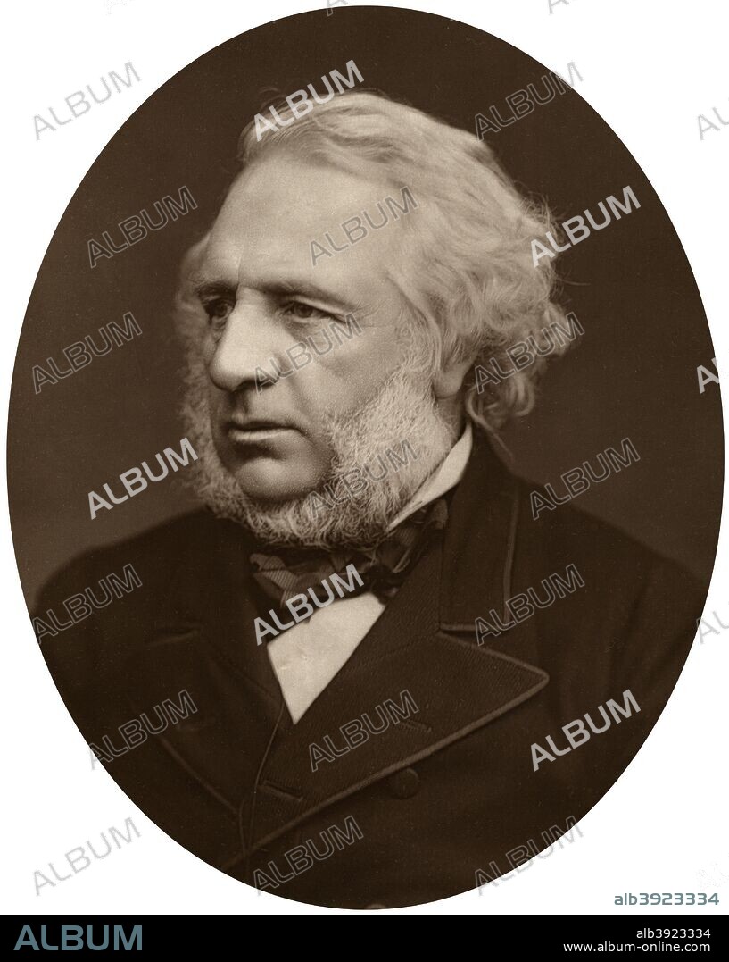 Sir Charles Reed, chairman of the London School Board, 1880. He was instrumental in the setting up of a free public library in the City of London, after a pamphlet he wrote advocating such a scheme was published. After being elected as the member for Hackney on the first London School Board in 1870, he became the vice-chairman, and chairman of the works committee. In 1873 he became chairman of the board, and remained so until his death. From Men of Mark: a gallery of contemporary portraits of men distinguished in the Senate, the Church, in science, literature and art, the army, navy, law, medicine, etc. Photographed from life by Lock and Whitfield, with brief biographical notices by Thompson Cooper. (Conducted by G. C. Whitfield.) (London, 1876-1883).