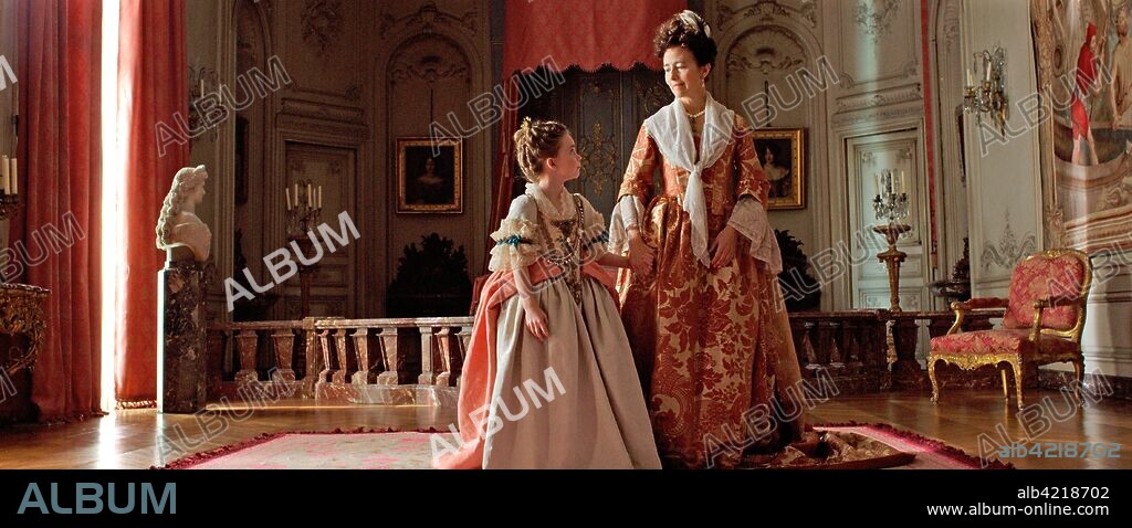 CATHERINE MOUCHET and JULIANE LEPOUREAU in THE THE ROYAL EXCHANGE, 2017 (L' ÉCHANGE DES PRINCESSES), directed by MARC DUGAIN. Copyright High Sea Production / Featuristic Films / Scope Pictures.