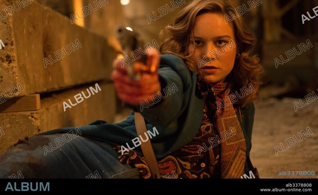 BRIE LARSON in FREE FIRE, 2016, directed by BEN WHEATLEY. Copyright FILM4/PROTAGONIST PICTURES/ROOK FILMS.