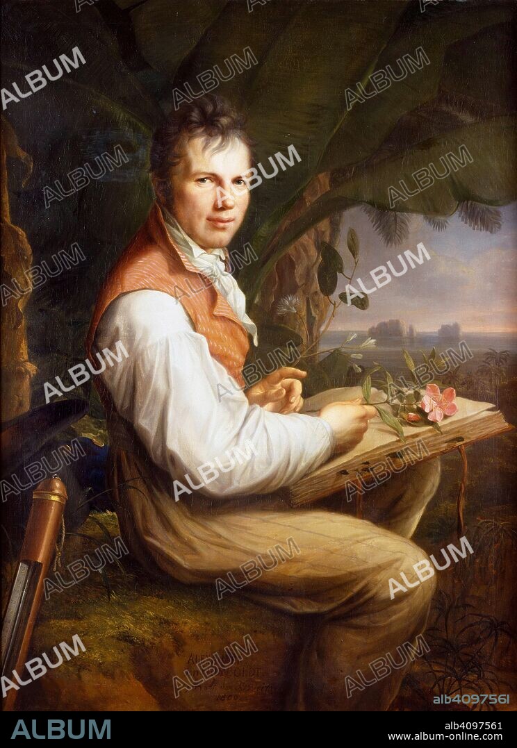 FRIEDRICH GEORG WEITSCH. Portrait of Alexander von Humboldt (1769-1859).