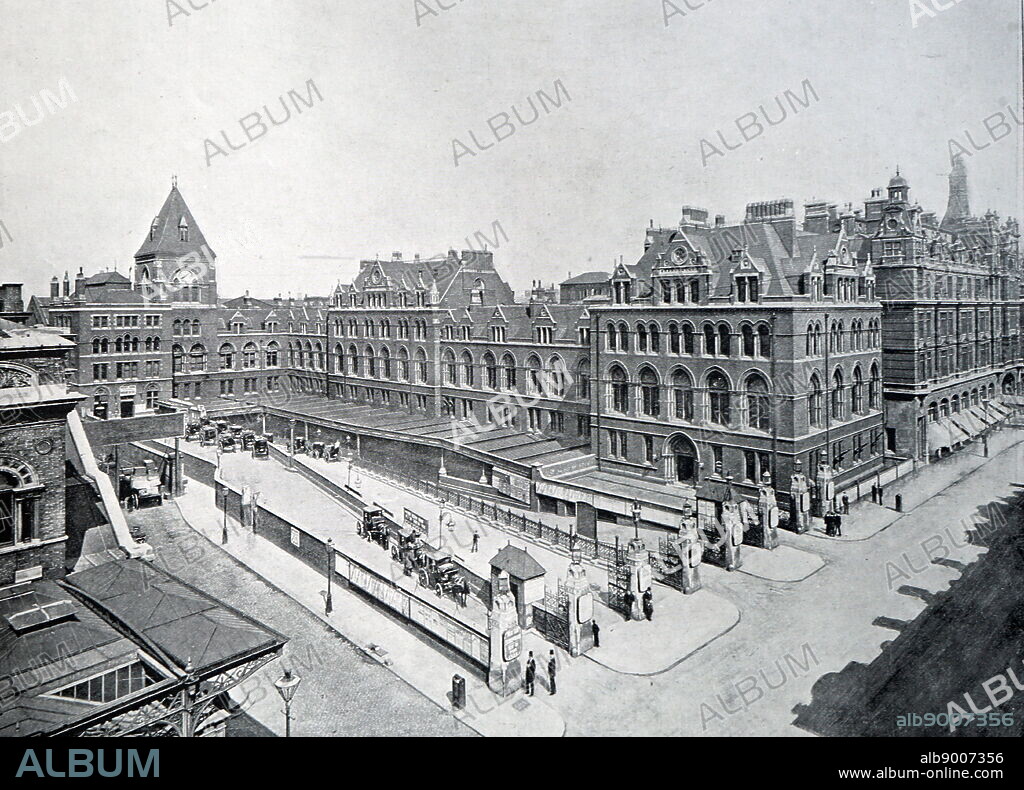 Liverpool Street station, also known as London Liverpool Street, is a central London railway terminus and connected London Underground station in the north-eastern corner of the City of London, in the ward of Bishopsgate. The station opened in 1874, as a replacement for Bishopsgate station as the Great Eastern Railway's main London terminus. By 1895, it had the most platforms of any London terminal station.
