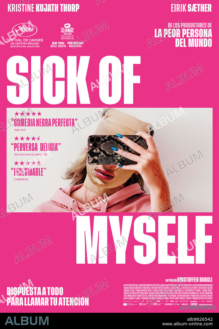 Poster of SICK OF MYSELF, 2022 (SYK PIKE), directed by KRISTOFFER BORGLI. Copyright Oslo Pictures.
