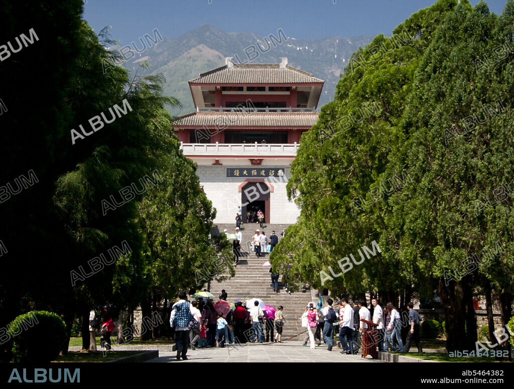 The Chongsheng Monastery is the mother building of the Three Pagodas. It was originally built at the same time as the first pagoda, but burnt down during the Qing Dynasty. It was rebuilt in 2005. The Three Pagodas (the symbols of Dali) are an ensemble of three independent pagodas just north of the town of Dali dating from the time of the Nanzhao kingdom and the Kingdom of Dali. Dali is the ancient capital of both the Bai kingdom Nanzhao, which flourished in the area during the 8th and 9th centuries, and the Kingdom of Dali, which reigned from 937-1253. Situated in a once significantly Muslim part of South China, Dali was also the center of the Panthay Rebellion against the reigning imperial Qing Dynasty from 1856-1863.