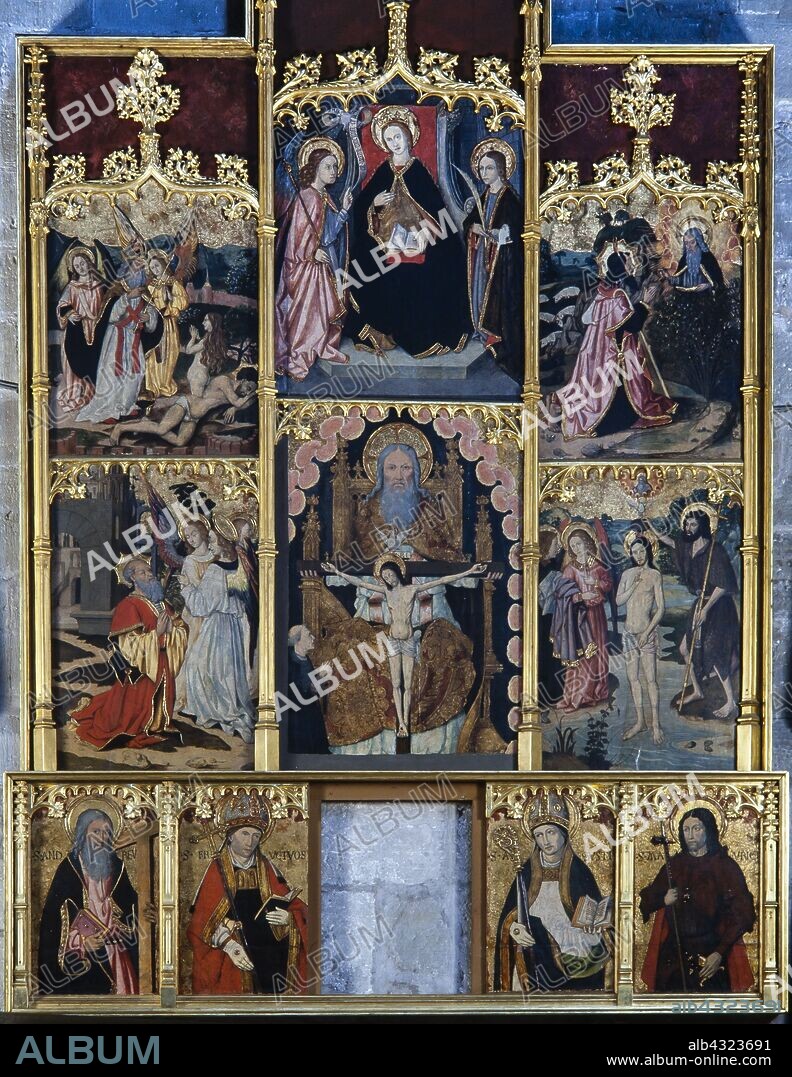 ANTONI MARQUES. Antoni Marquès / Retablo de la Trinidad, capilla de la Seu de Manresa, siglo XVI.