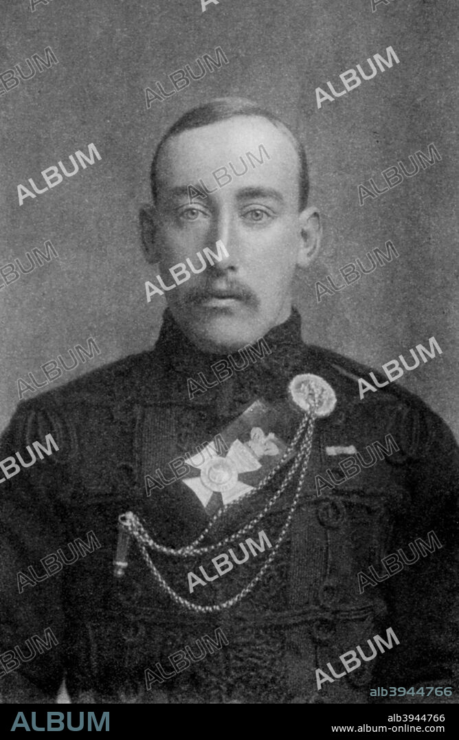 Prince Christian Victor of Schleswig-Holstein (1867-1900), 19th century (1912). Prince Christian Victor was the eldest son of Princess Helena, the third daughter of Queen Victoria. From Imperial Cricket, edited by P F Warner and published by The London and Counties Press Association Ltd (London, 1912).