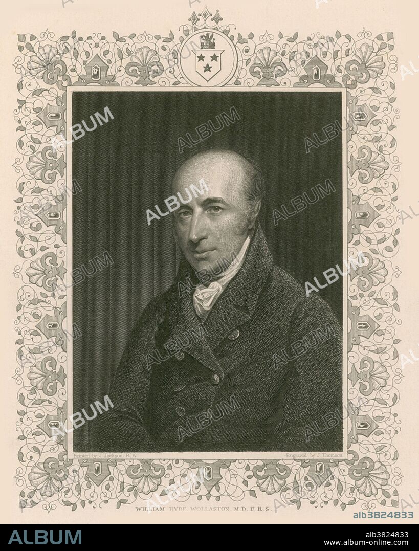 William Hyde Wollaston (1766-1828) was an English chemist and physicist. In 1793 William obtained a doctorate in medicine from Cambridge University and was a fellow of his college from 1787 to 1828. During his studies he became interested in chemistry, crystallography, metallurgy and physics. The mineral wollastonite is named after him. Wollaston became wealthy by developing the first physicochemical method for processing platinum ore in practical quantities, and in the process of testing the device he discovered the elements palladium and rhodium in 1803. His optical work was important as well, where he is remembered for his observations of dark Fraunhofer lines in the solar spectrum (1802) which eventually led to the discovery of the elements in the Sun. He invented the camera lucida (1807), the reflecting goniometer (1809), and the Wollaston prism. He also developed the first lens specifically for camera lens called Wollaston's meniscus lens, designed to improve the image projected by the camera obscura. He died in 1828 at the age of 62.