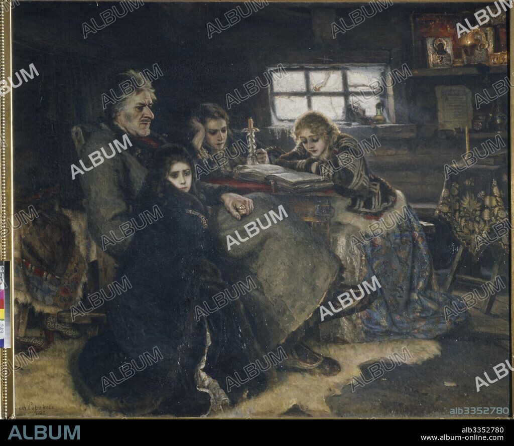 VASILI IVANOVICH SURIKOV. Menshikov in Berezov.