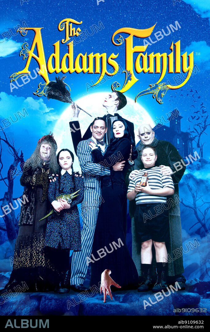 Poster of THE ADDAMS FAMILY, 1991, directed by BARRY SONNENFELD. Copyright COLUMBIA PICTURES.
